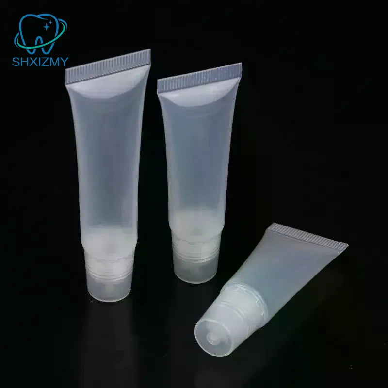 10Pcs Empty Lip Gloss Squeeze Tubes 5/10/15ml Clear