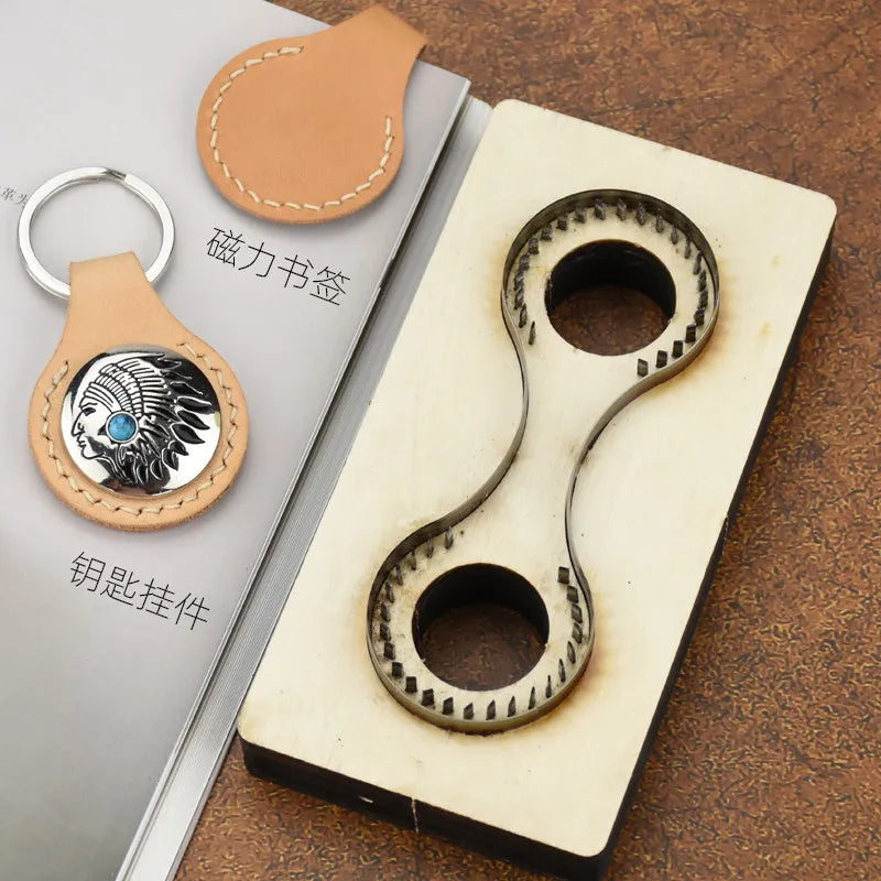 DIY Leather Die Cutting Tool – Key Ring, Bookmark & Gear Shapes
