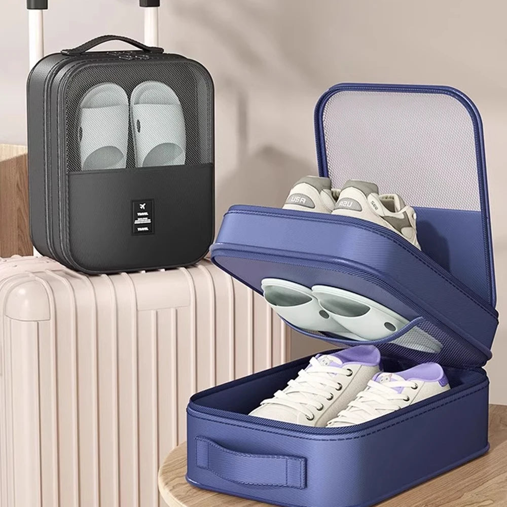 Portable Travel Shoe Bag – 3-Pair Multi-Use Organizer
