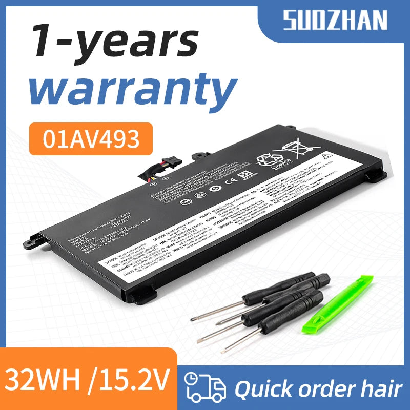 SUOZHAN 01AV493 Battery for Lenovo ThinkPad T570 T580 P51S P52S