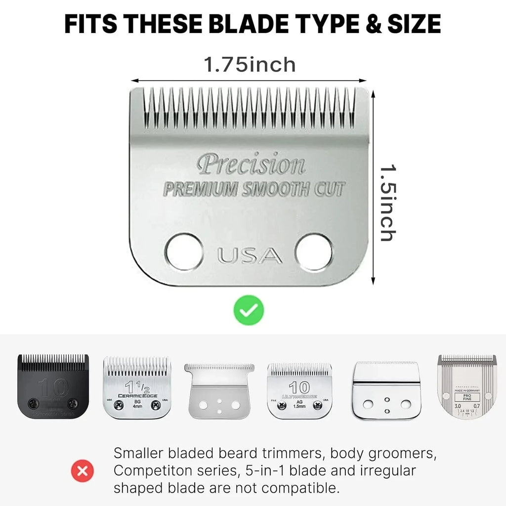 Universal Clipper Guards Set – 8 Sizes 1.5–25mm Hair Combs