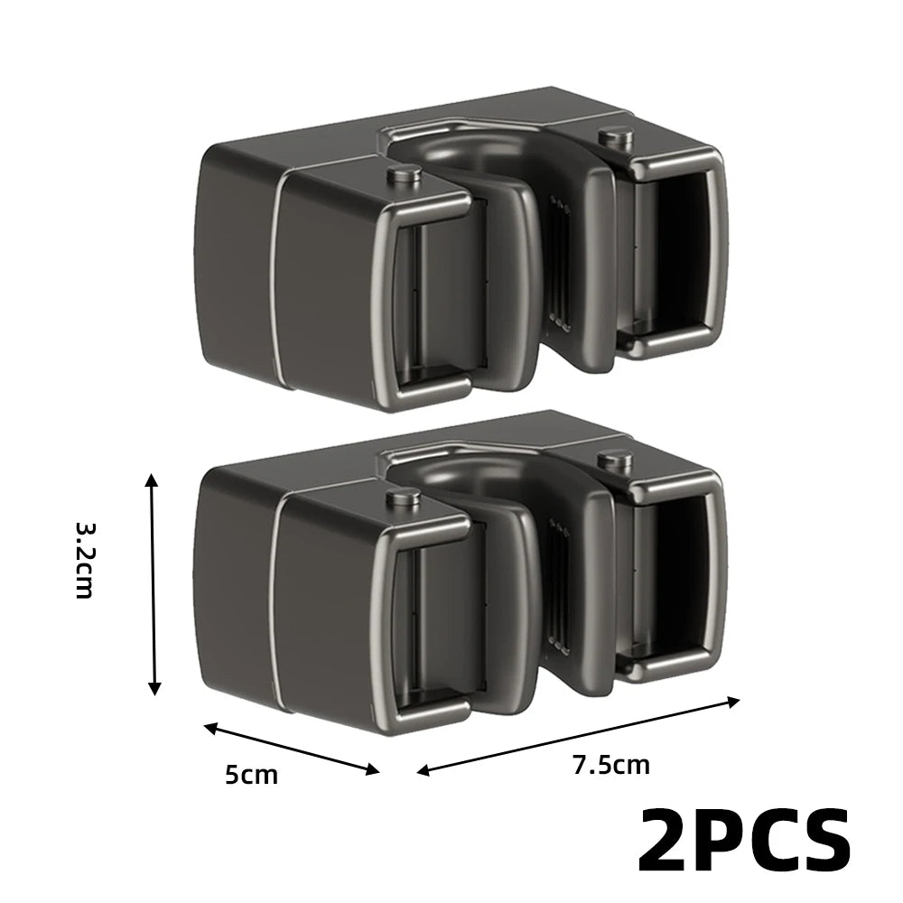 Wall Mounted Mop & Broom Holder – Self-Adhesive Clip Rack