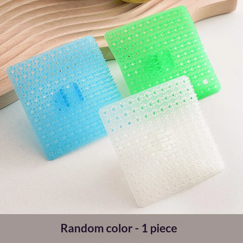 PE Soft Bristle Fruit & Vegetable Scrubber Brush | 1-2 Pcs