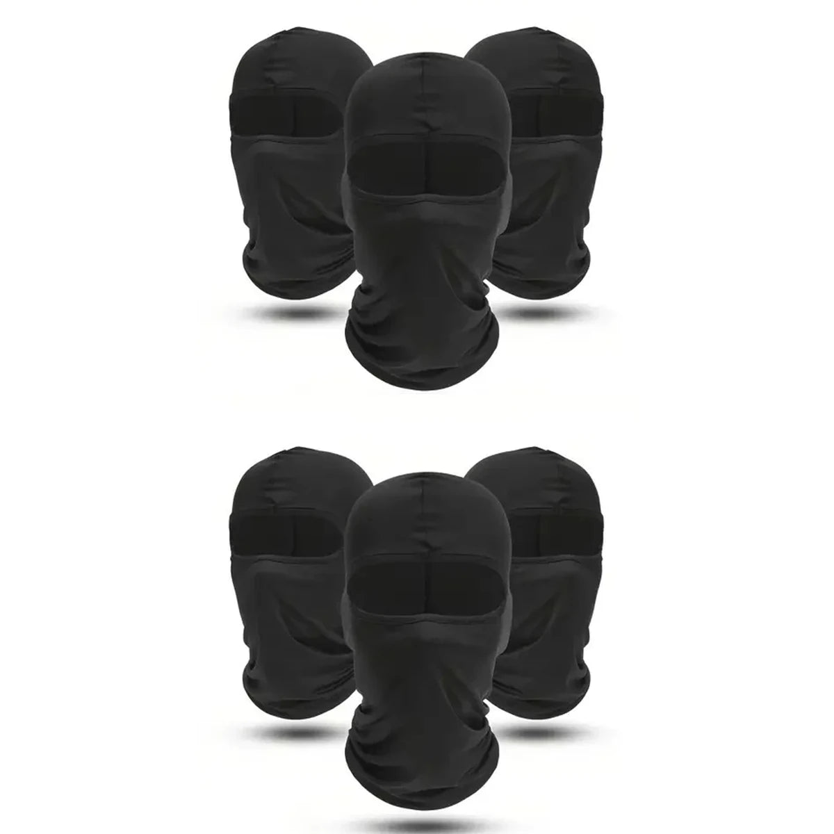 VIBE Quick-Dry Balaclava Full-Face Mask – 3/6/9 Pack