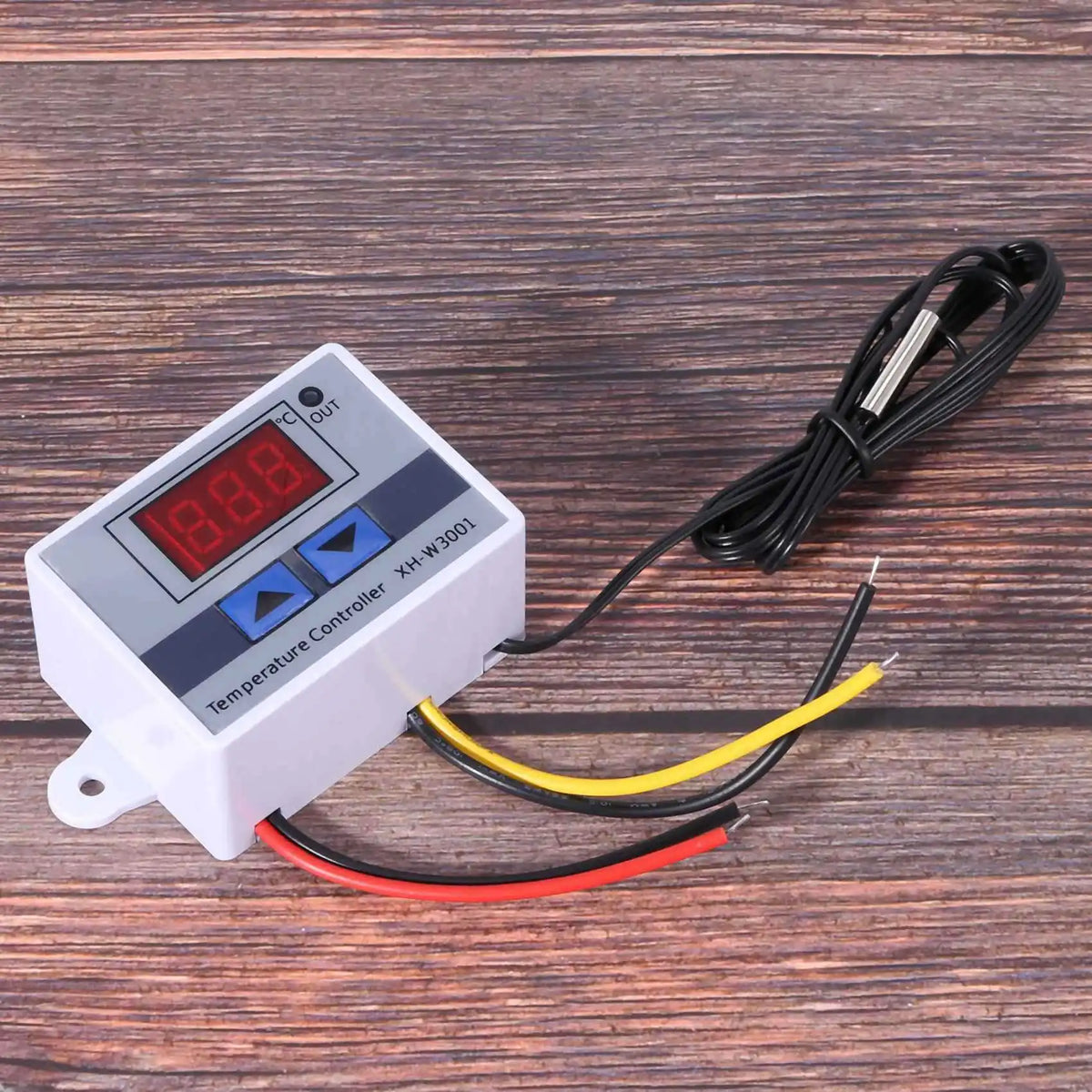 4-Pack 220V Digital LED Temperature Controller 10A Thermostat Switch