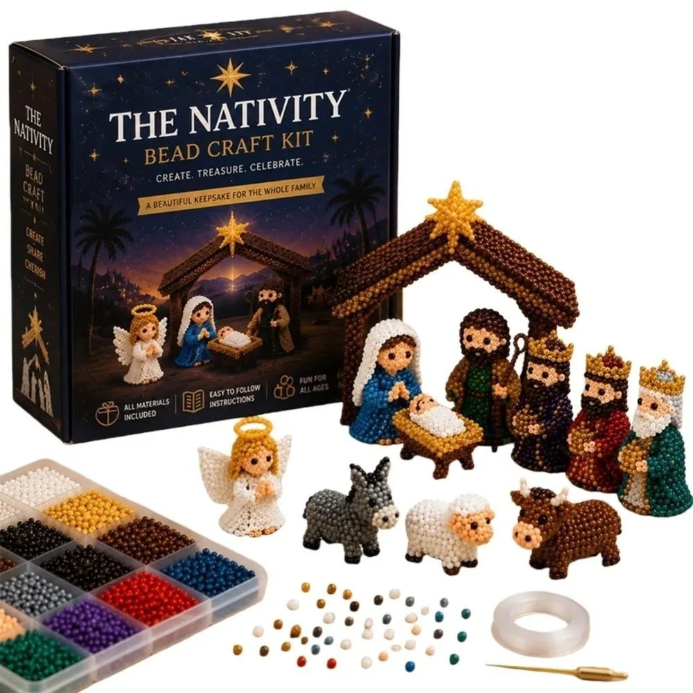 3D Bead Art DIY Kit – Character Series Handmade Beading Set