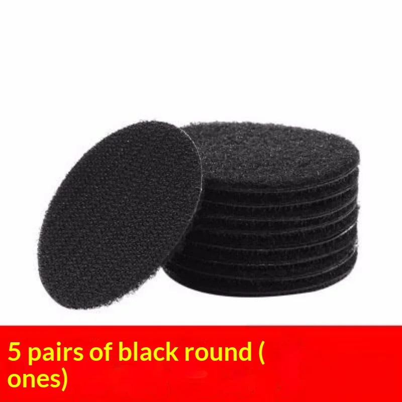 Round Hook & Loop Dot Fasteners – Non-Slip Rug & Sheet Grippers