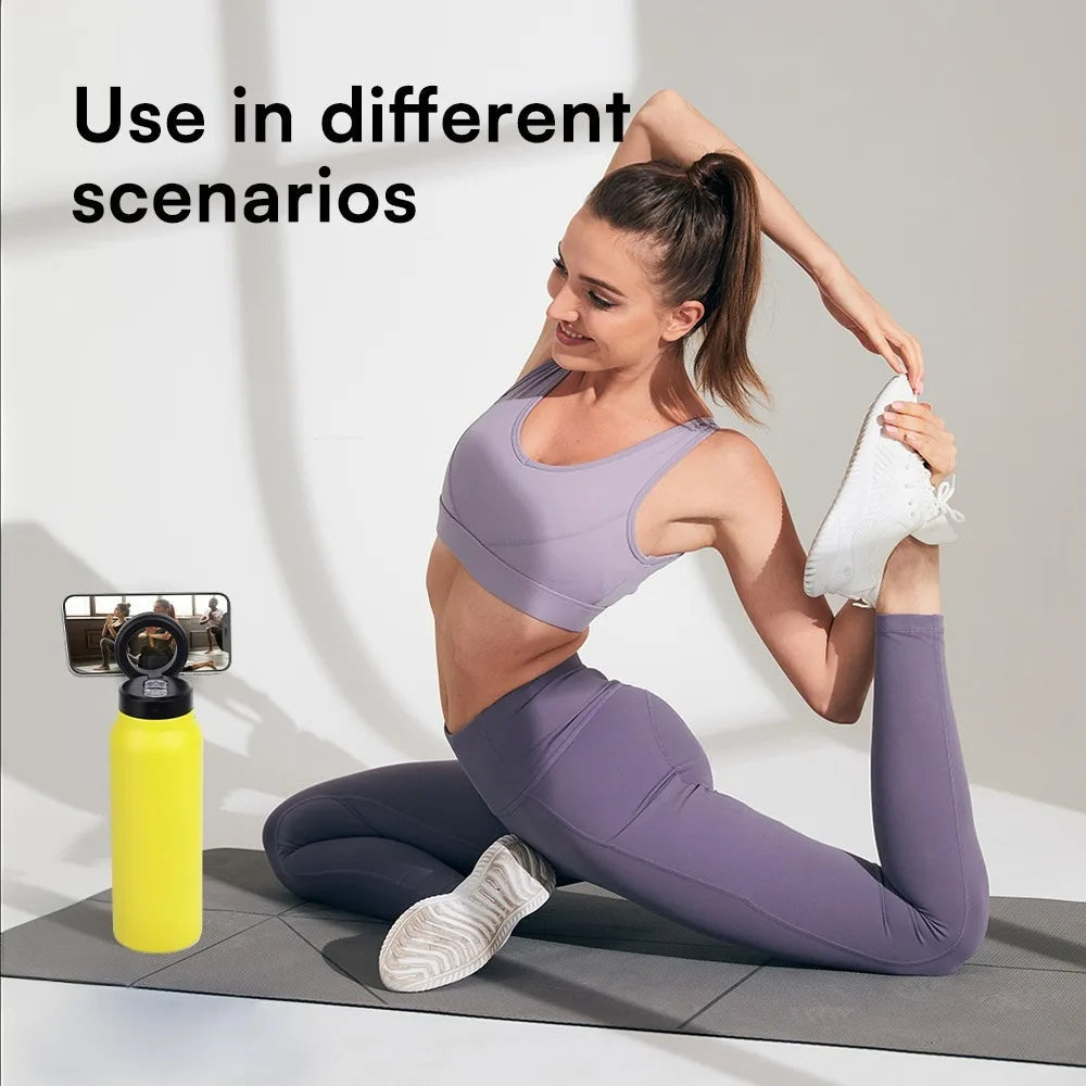 2-in-1 Magnetic Phone Holder & Large Vacuum Flask | VIBE