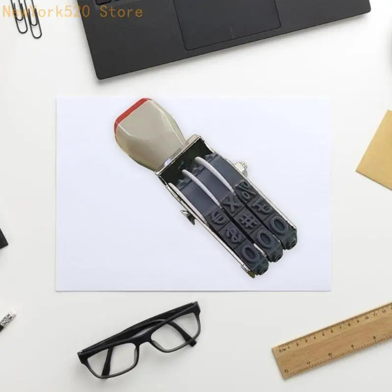 Adjustable 0-9 Rotating Number Stamp for Office & Business