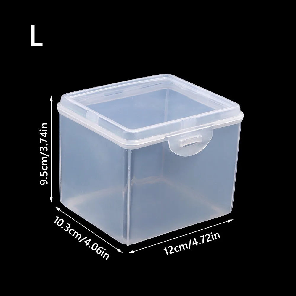 Clear Plastic Storage Box with Lid – Multi-Purpose Container