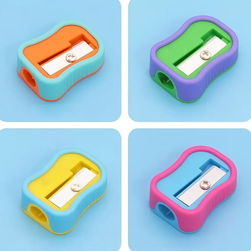 Color Pen Roller & Pencil Sharpener Set 2/4pcs – School Supplies