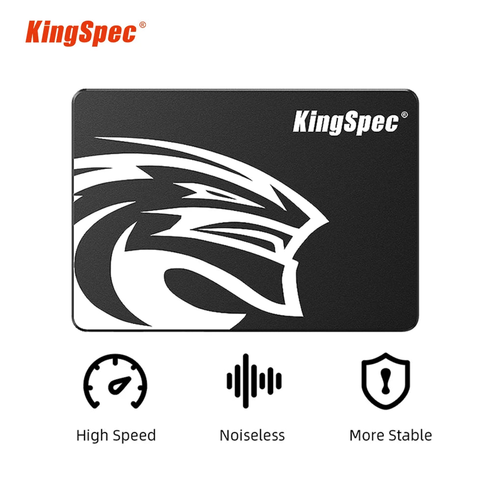 KingSpec 2.5" SATA III SSD 120GB–4TB Internal Solid State Drive