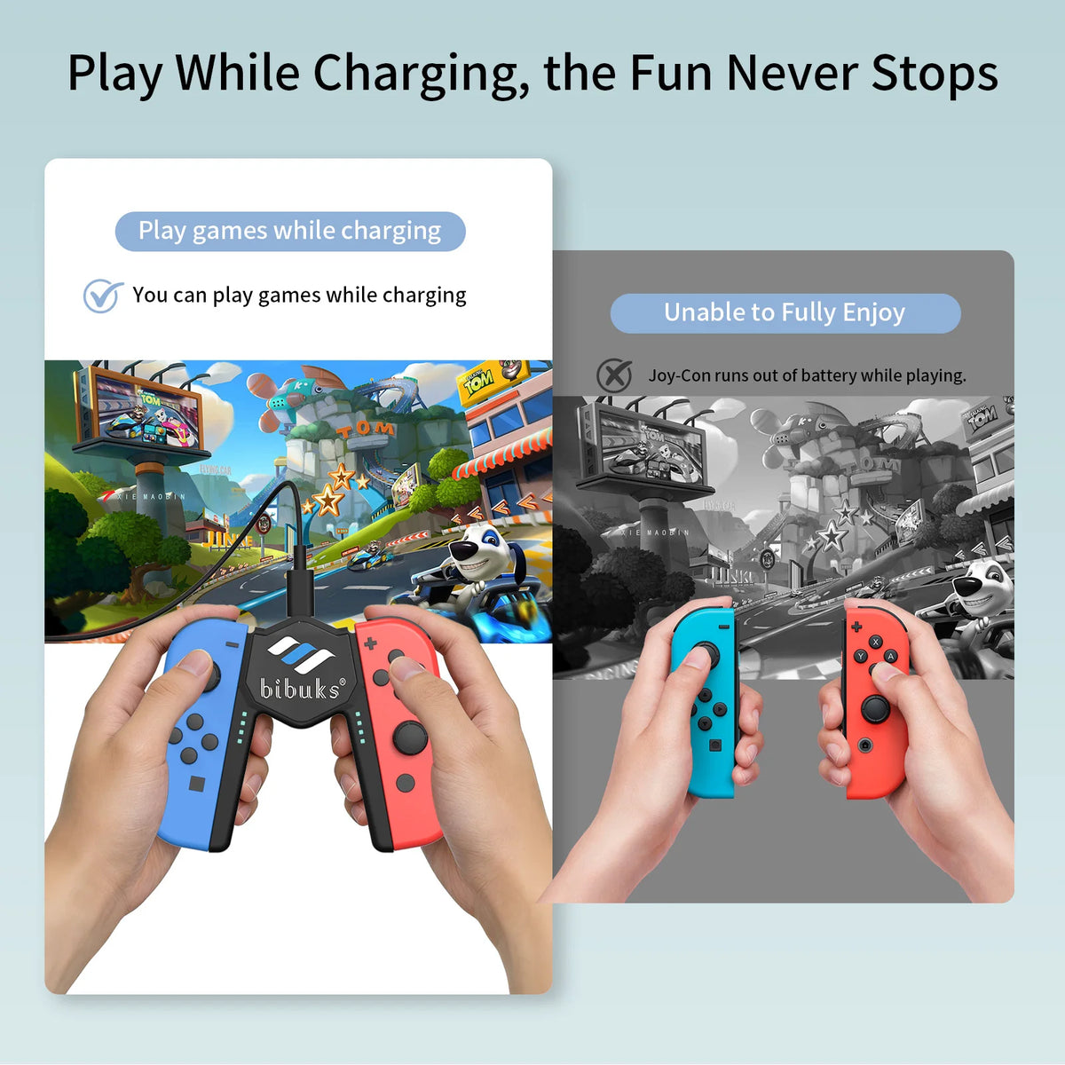 Type-C Dual Joy-Con Charging Grip Stand – Switch & OLED