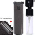 2-in-1 Microfiber Screen Cleaner Spray Bottle – Gray
