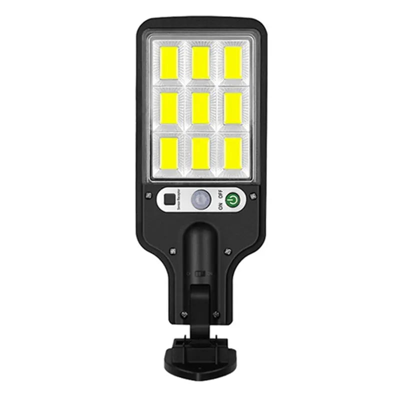 Solar Street Light 2-Pack IP65 Motion Sensor LED Outdoor Lamp