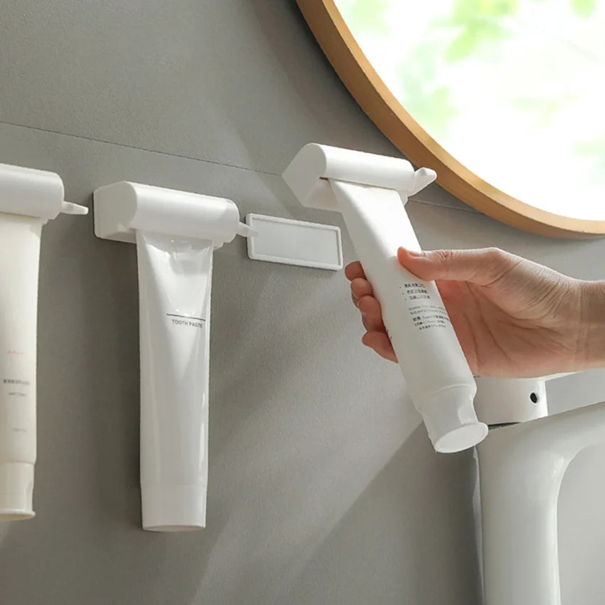 Wall Mount Magnetic Toothpaste Squeezer – 1 or 2 Pack