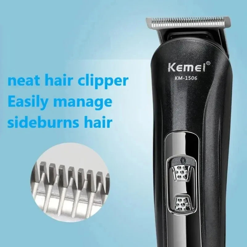 Kemei KM-1506 3-in-1 Electric Shaver & Hair Trimmer USB