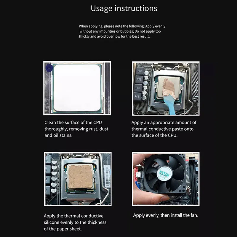 OUYUANSU Thermal Paste CPU GPU Silicone Grease 25g – YS910