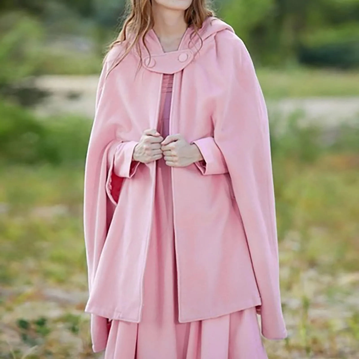 Women's Medieval Hooded Cloak Cape – Gothic Viking Cosplay