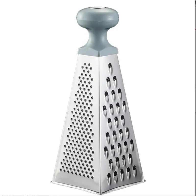 4-Sided Stainless Steel Box Grater & Vegetable Slicer