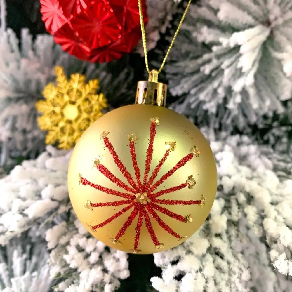 16/45PCS Electroplated Christmas Ball Ornaments Set – Tree Décor