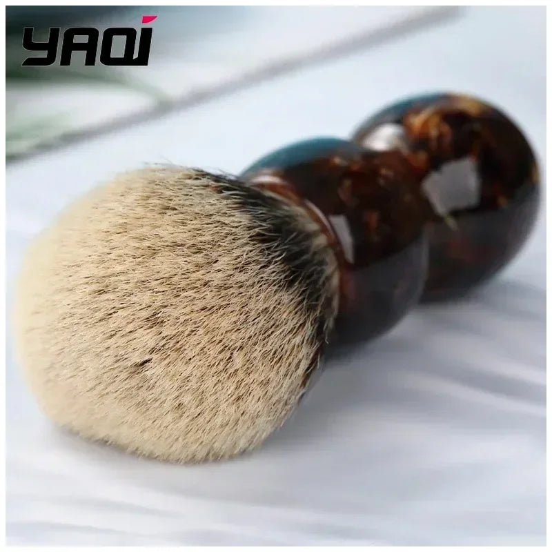 YAQI Caramel 26mm Two Band Badger Hair Wet Shaving Brush