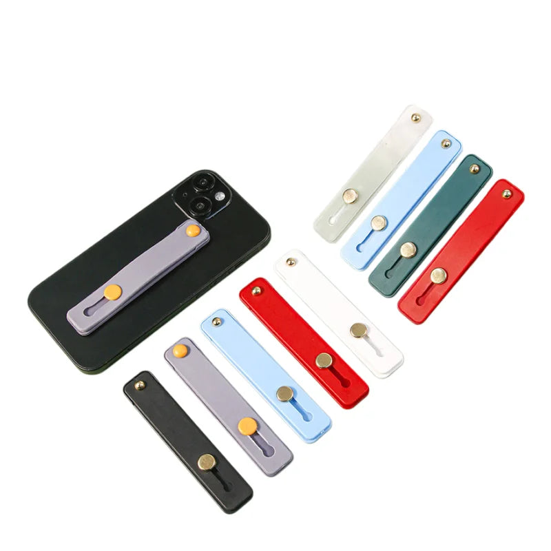 Sliding Phone Finger Strap Grip Holder & Foldable Stand