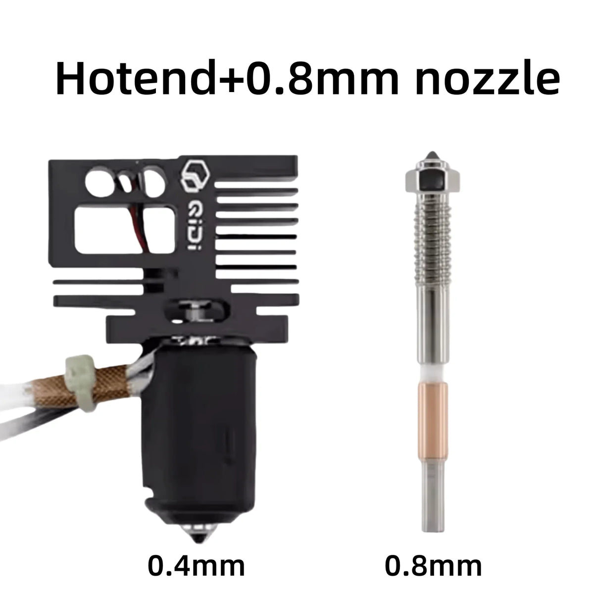 QIDI Q2 Hotend Bimetallic Replacement Nozzle 0.2–0.8mm