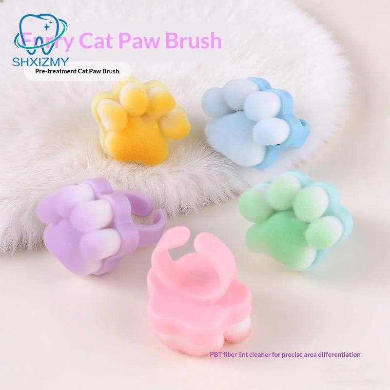 3D Cat Paw Nail Dust Brush – Kawaii Soft Cleaning Tool