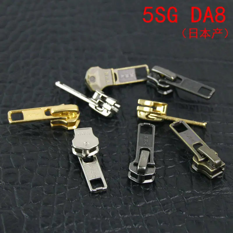 YKK5 Metal Zipper Slider – Nickel-Free for Clothing & Luggage