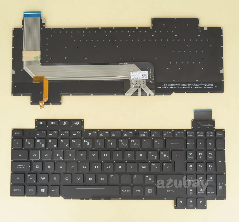 RGB Replacement Keyboard Asus ROG Strix GL503 GL703 – AZUBAY