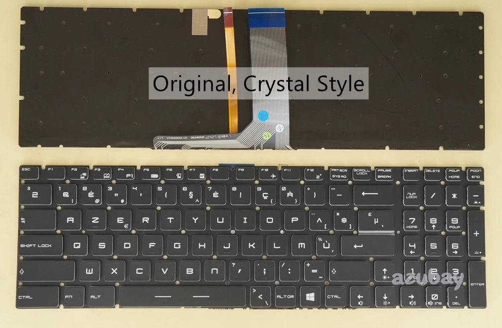 RGB Backlit MSI MS-16J Replacement Keyboard – Multi-Language